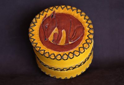 boite loup,tannage végétal, l'Âge du Cuir , maroquinerie éthique et responsable française, Dordogne
