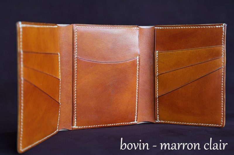 portefeuille cuir homme, tannage végétal, l'Âge du Cuir, maroquinerie, artisanat éthique et responsable, France, Dordogne