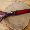 étui à couteau daque chevreuil, cuir végétal, l'âge du cuir, maroquinerie artisanale, dordogne, france