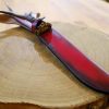 étui en cuir pour couteau daque chevreuil, cuir végétal, l'âge du cuir, maroquinerie artisanale, dordogne, france
