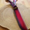 étui à couteau daque chevreuil, cuir végétal, l'âge du cuir, maroquinerie artisanale, dordogne, france