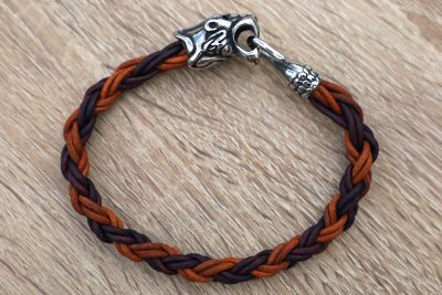bracelet tigre, cuir végétal, l'âge du cuir, maroquinerie artisanale, dordogne, france
