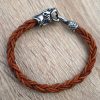 bracelet tigre, cuir végétal, l'âge du cuir, maroquinerie artisanale, dordogne, france