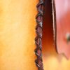 sac à main bandoulière médiéval, cuir végétal, l'âge du cuir, maroquinerie artisanale, dordogne, france