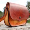sac à main bandoulière médiéval, pour femme, tannage végétal, l'âge du cuir, maroquinerie artisanale éthique et responsable, dordogne, france