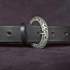 ceinture viking haut moyen-âge, cuir à tannage végétal, l'âge du cuir, maroquinerie artisanale, Dordogne, France