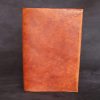 protège livre protege cahier marron moiré, tannage végétal, l'Âge du Cuir, maroquinerie artisanale éthique et responsable française, Dordogne
