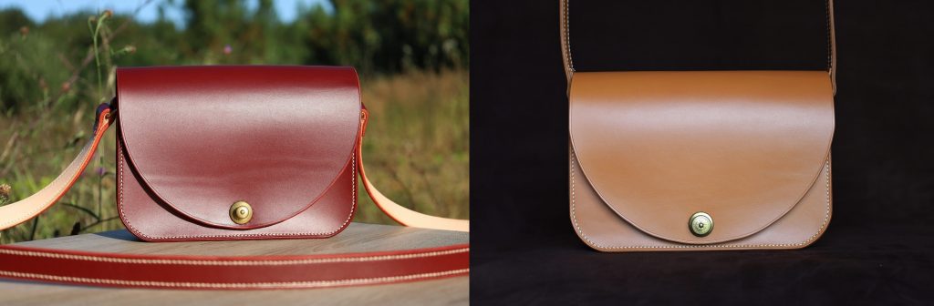 sac à main l'Essentiel, cuir italien à tannage végétal, peau éthique, l'âge du cuir, maroquinerie artisanale et responsable, Dordogne, France