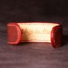 bracelet manchette cuir femme, tannage végétal, chèvre, rouge piment, maroquinerie artisanale éthique et responsable, Dordogne, France