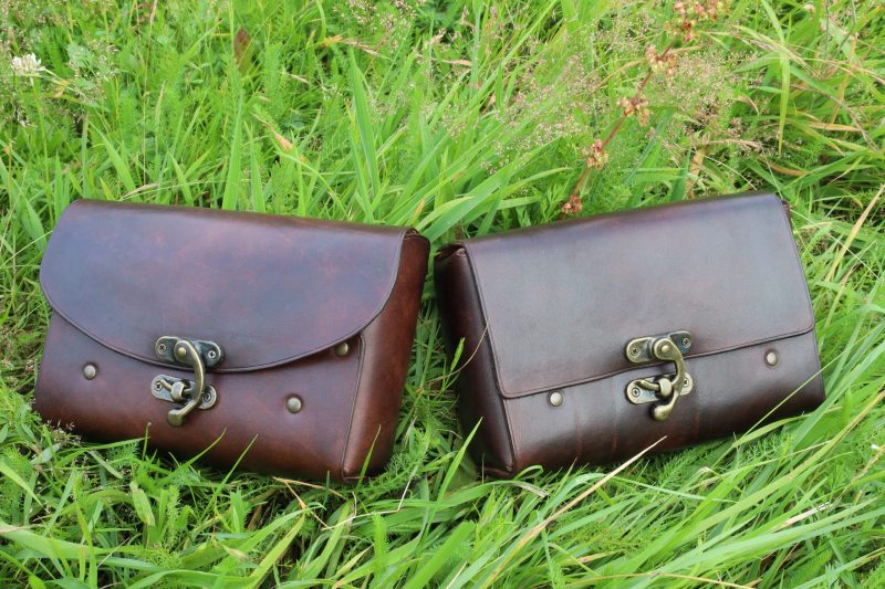 sacoche ceinture spacieuse, tannage végétal, l'âge du cuir, maroquinerie artisanale éthique et responsable, Dordogne, France