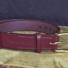 ceinture femme Diora, tannage végétal, l'âge du cuir, maroquinerie artisanale éthique et responsable, Dordogne, France