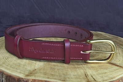 ceinture femme Diora, tannage végétal, l'âge du cuir, maroquinerie artisanale éthique et responsable, Dordogne, France
