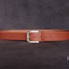 ceinture homme Braxus 40O irish, tannage végétal, l'âge du cuir, maroquinerie artisanale éthique et responsable, Dordogne, France