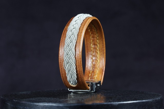 bracelet, l'âge du cuir, maroquinerie artisanale éthique et responsable, dordogne, france