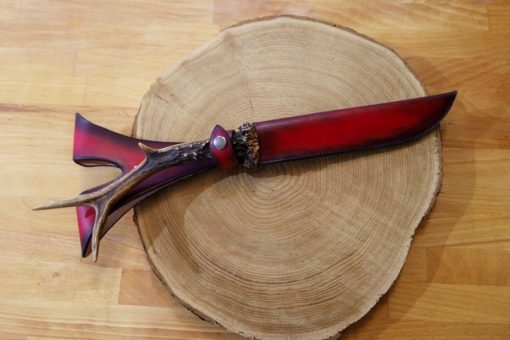 étui à couteau, tannage végétal, l'Âge du Cuir, maroquinerie artisanale éthique et responsable, Dordogne, France